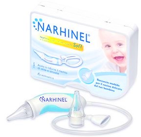 ASPIRATORE NASALE NARHINEL SOFT 1 PEZZO + 2 RICAMBI - Farmacianumberone.it