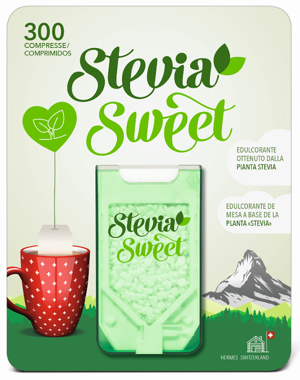 HERMESETAS STEVIA 300 COMPRESSE - Farmacianumberone.it