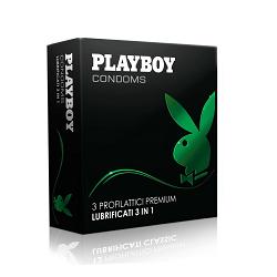 PROFILATTICO PLAYBOY LUBRIFICATO 3 IN 1 3 PEZZI - Farmacianumberone.it
