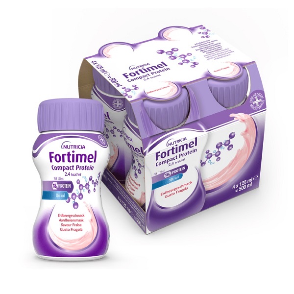 FORTIMEL COMPACT PROTEIN FRAGOLA 4 X 125 ML - Farmacianumberone.it