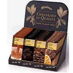 STAINER TAVOLETTA DI CIOCCOLATO AL CAFFE' SENZA ZUCCHERO E SENZA GLUTINE 50 G - Farmacianumberone.it