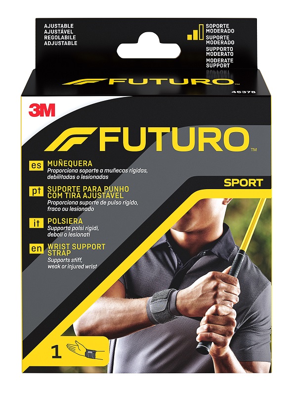 POLSINO ELASTICO UNIVERSALE FUTURO SPORT NERO - Farmacianumberone.it