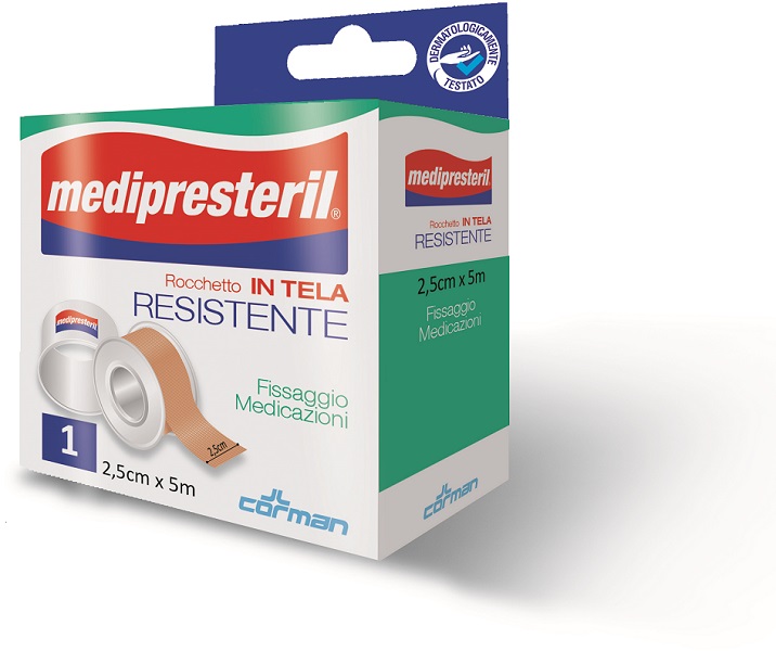 CEROTTO IN ROCCHETTO IN TELA MEDIPRESTERIL 5X250CM - Farmacianumberone.it
