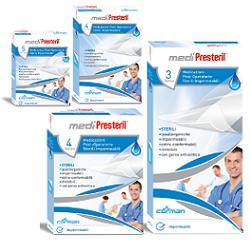 MEDICAZIONE MEDIPRESTERIL POST OPERATORIA IMPERMEABILE STERILE 10X15CM 4 PEZZI - Farmacianumberone.it