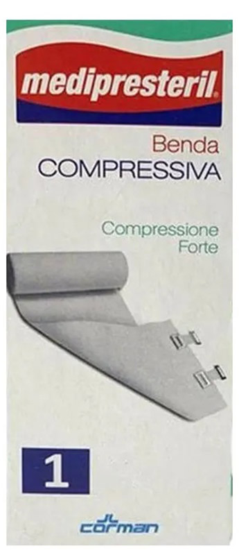 BENDA MEDIPRESTERIL COMPRESSIONE FORTE M4,5X10CM TESI - Farmacianumberone.it