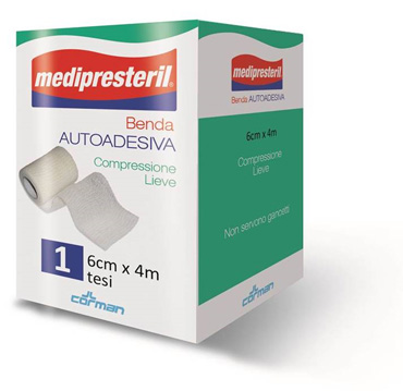 BENDA ADESIVA MEDIPRESTERIL 6X400CM - Farmacianumberone.it