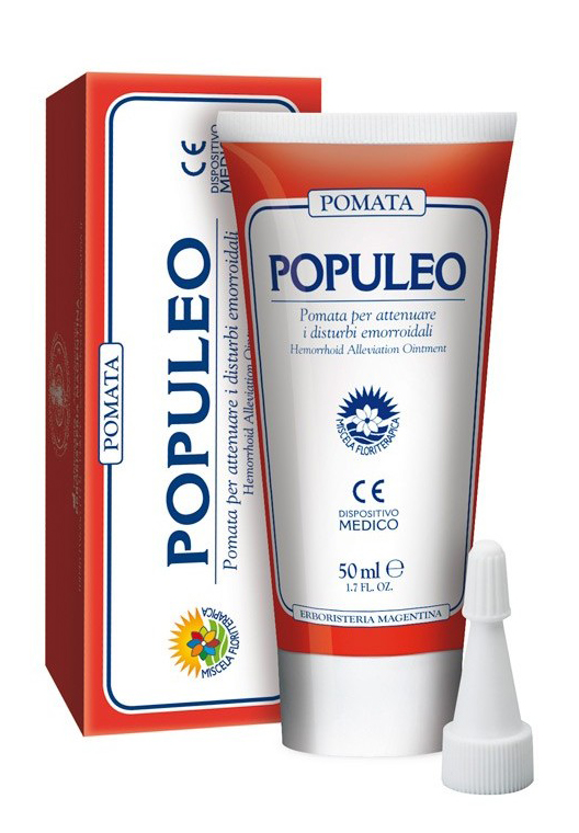 POPULEO POMATA EMORROIDI 50 ML - Farmacianumberone.it