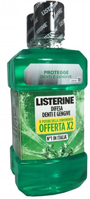 LISTERINE DIFESA DENTI E GENGIVE BUNDLE 2 X 500 ML - Farmacianumberone.it