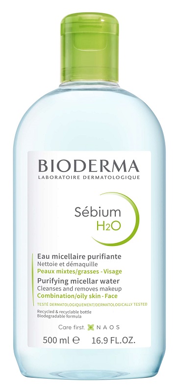 SEBIUM H2O DETERGENTE STRUCCANTE PELLE MISTA 500 ML - Farmacianumberone.it