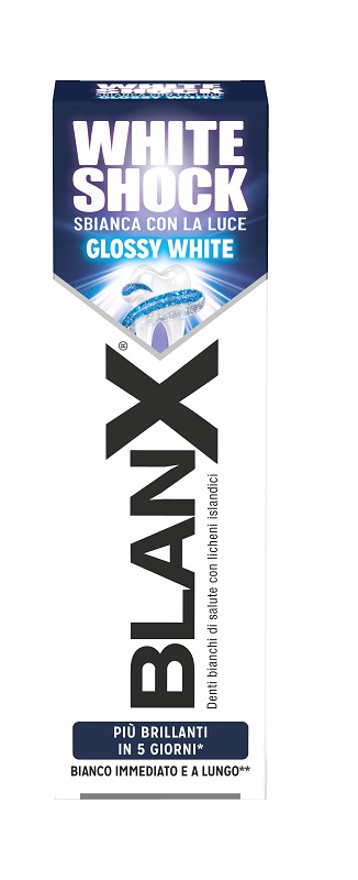 BLANX WHITE SHOCK SBIANCANTE DENTI 75 ML - Farmacianumberone.it