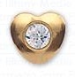 INVERNESS ORECCHINI CUORE CRYSTAL PLACCATI ORO R25C1 - Farmacianumberone.it