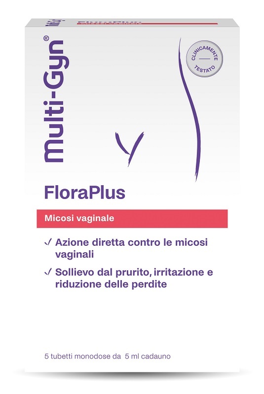 FLORAPLUS MULTI-GYN CANDIDOSI VAGINALE 5 TUBETTI X 5 ML - Farmacianumberone.it