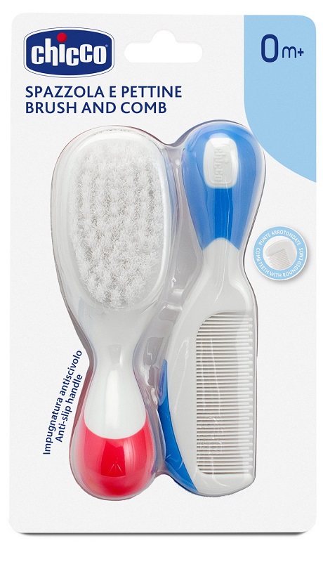 CHICCO SPAZZOLA + PETTINE NYLON - Farmacianumberone.it