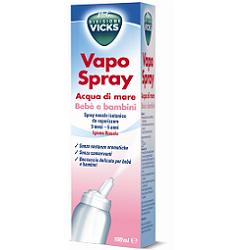 VICKS VAPOSPRAY ACQUA DI MARE BEBE' BAMBINI ISOTONICO 100 ML - Farmacianumberone.it