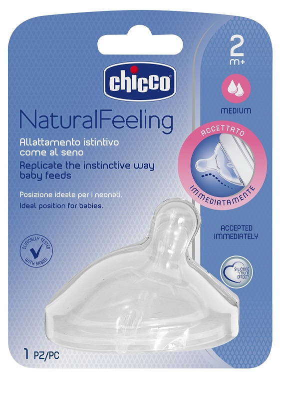 CHICCO TETTARELLA STEPUP NEW 2M+ FLUSSO MEDIO - Farmacianumberone.it