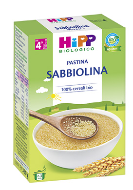 HIPP BIO PASTINA SABBIOLINA 320 G - Farmacianumberone.it