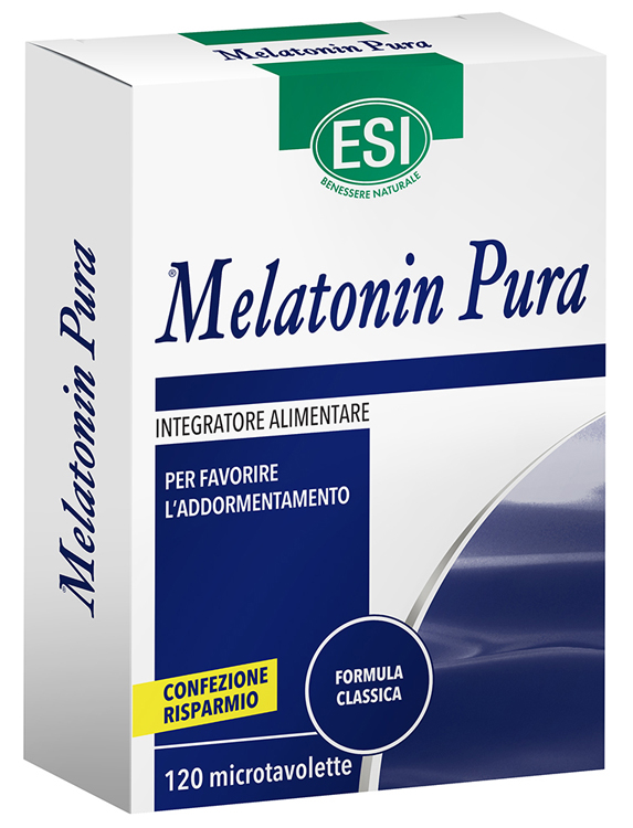 ESI MELATONIN PURA 120 MICROTAVOLETTE - Farmacianumberone.it