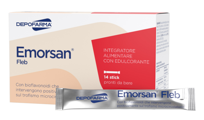 EMORSAN FLEB 14 STICK PACK DA 15 ML - Farmacianumberone.it