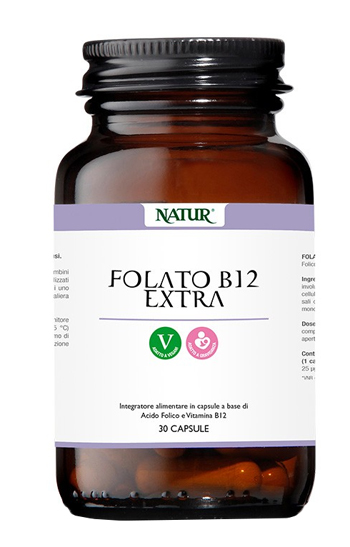 FOLATO B12 EXTRA 30 CAPSULE - Farmacianumberone.it