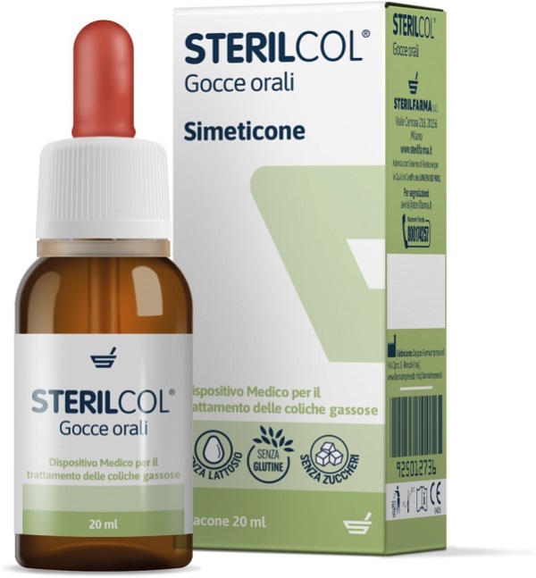 STERILCOL GOCCE ORALI SOSPENSIONE GASTROFUNZIONALE FLACONCINO 20 ML - Farmacianumberone.it