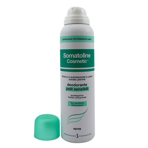 SOMATOLINE COSMETIC DEODORANTE SPRAY PELLI SENSIBILI 150 ML - Farmacianumberone.it