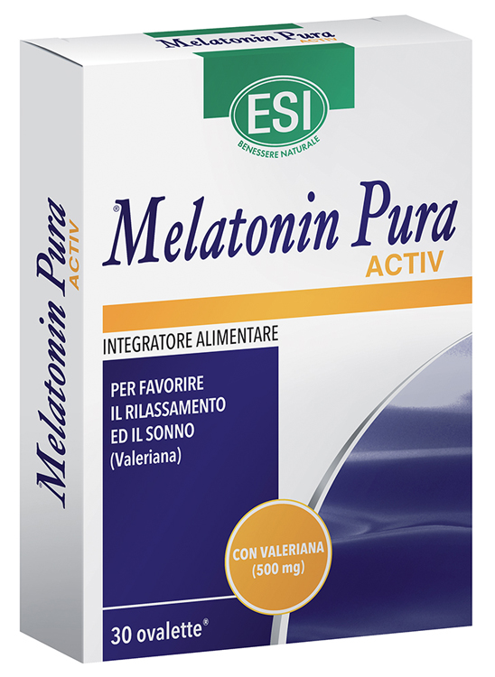 ESI MELATONIN PURA ACTIV 30 OVALETTE - Farmacianumberone.it