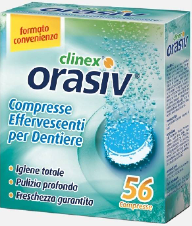 ORASIV CLINEX 56 COMPRESSE EFFERVESCENTI - Farmacianumberone.it
