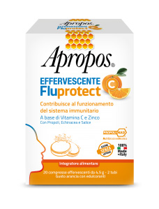 APROPOS FLUPROTECT EFFERVESCENTE C 20 COMPRESSE - Farmacianumberone.it
