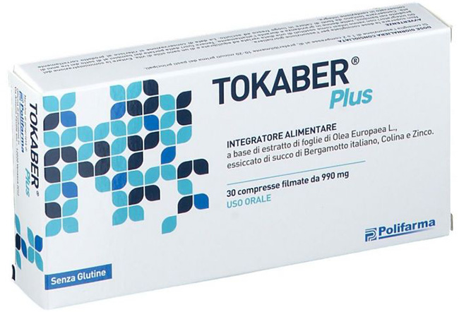 TOKABER PLUS 990MG 30 COMPRESSE - Farmacianumberone.it