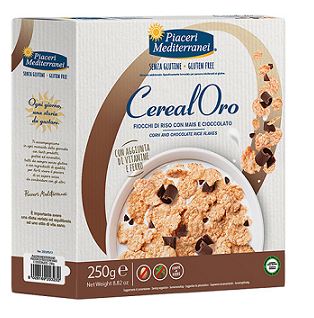 PIACERI MEDITERRANEI CEREALORO FIOCCHI RISO MAIS E CIOCCOLATO 250 G - Farmacianumberone.it