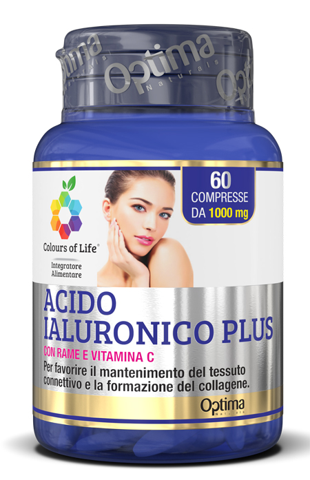 COLOURS OF LIFE ACIDO IALURONICO PLUS 60 COMPRESSE 1000 MG - Farmacianumberone.it