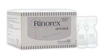 FIALA PER AEROSOL RINOREX BICARBONATO 25 FIALE 3 ML - Farmacianumberone.it