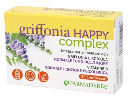 GRIFFONIA HAPPY COMPLEX 30 COMPRESSE - Farmacianumberone.it