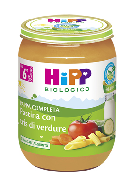 HIPP BIO HIPP BIO PAPPA PRONTA PAST TRIS DI VERDURE 190 G - Farmacianumberone.it