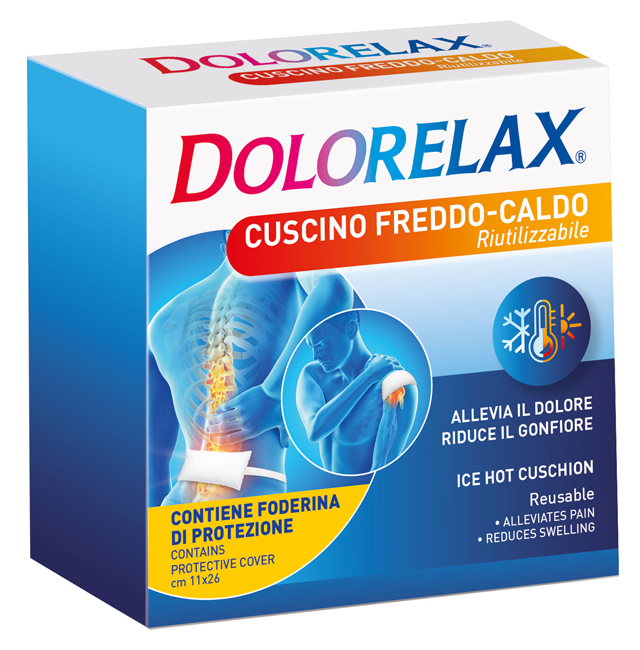 DOLORELAX ICE HOT CUSCINO RIUTILIZZABILE 11X26 CM 2 PEZZI - Farmacianumberone.it