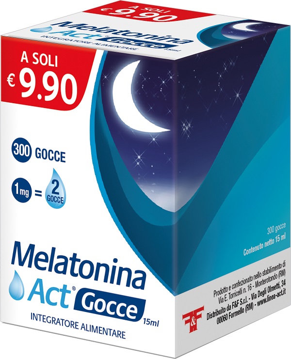 MELATONINA ACT GOCCE 15 ML - Farmacianumberone.it