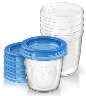 AVENT VASETTI VIA COPERCHIO 180 ML 5 PEZZI - Farmacianumberone.it