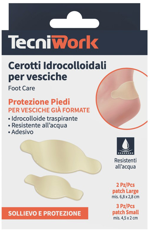 CEROTTI IDROCOLLOIDALI PER VESCICHE 5 PEZZI - Farmacianumberone.it