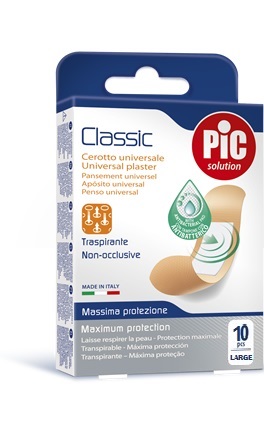 CEROTTO PIC CLASSIC 25X72 MM 10 ANTIBATTERICO 10 PEZZI - Farmacianumberone.it