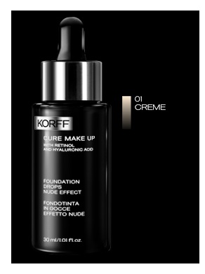 KORFF CURE MAKE UP FONDOTINTA GOCCE 01 CREME 30 ML - Farmacianumberone.it