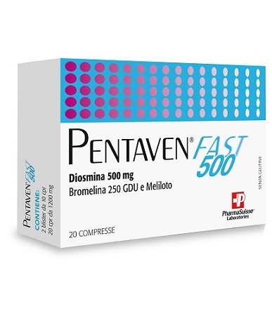 PENTAVEN FAST 500 20 COMPRESSE - Farmacianumberone.it