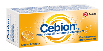 CEBION EFFERVESCENTI VITAMINA C ARANCIA 10 COMPRESSE - Farmacianumberone.it