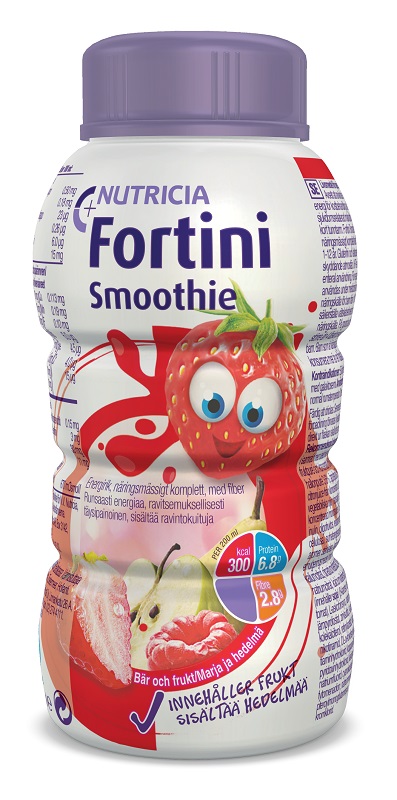 FORTINI SMOOTHIE MULTI FIBRE GUSTO FRUTTI ROSSI 200 ML - Farmacianumberone.it