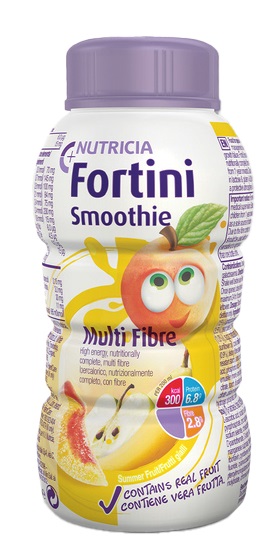 FORTINI SMOOTHIE MULTI FIBRE GUSTO FRUTTI GIALLI 200 ML - Farmacianumberone.it