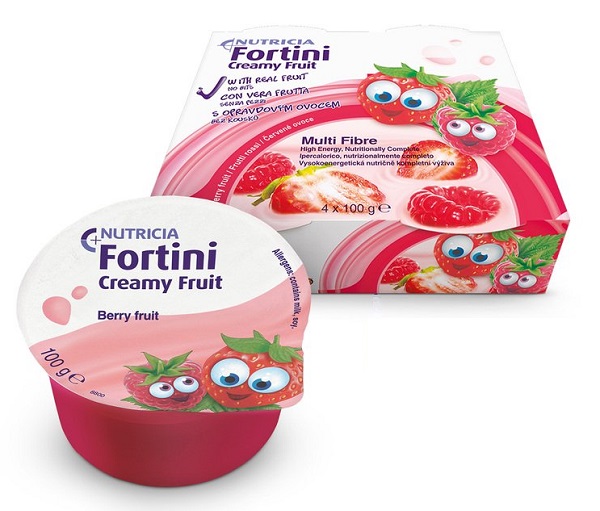 FORTINI CREAMY FRUIT MULTI FIBRE FRUTTI ROSSI 4X100 G - Farmacianumberone.it