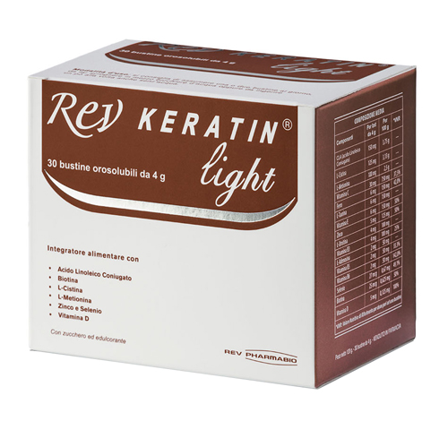 REV KERATIN LIGHT 30 BUSTE 120 G - Farmacianumberone.it