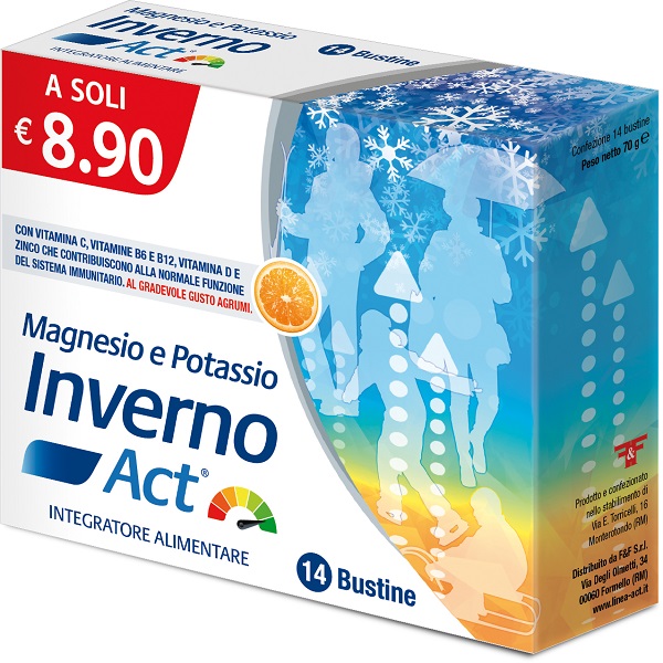 MAGNESIO E POTASSIO INVERNO ACT 14 BUSTINE 5 G - Farmacianumberone.it