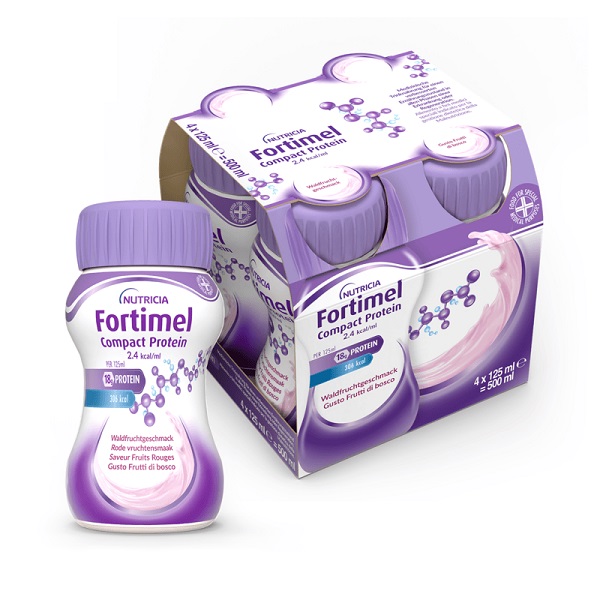 FORTIMEL COMPACT PROTEIN FRUTTI DI BOSCO 4X125 ML - Farmacianumberone.it