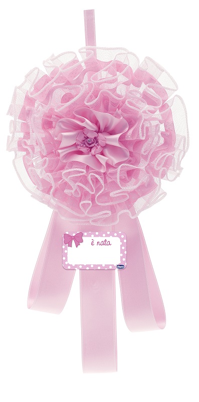 CHICCO ANNUNCIO NASCITA FIOCCO ROSA - Farmacianumberone.it
