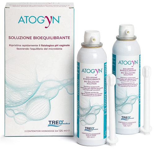 ATOGYN DISPOSITIVO IGIENE VAGINALE E RIPRISTINO PH FISIOLOGICO BAG ON VALVE 2 PEZZI DA 125ML - Farmacianumberone.it